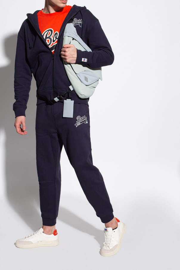Sneakers with logo BOSS x Russell Athletic